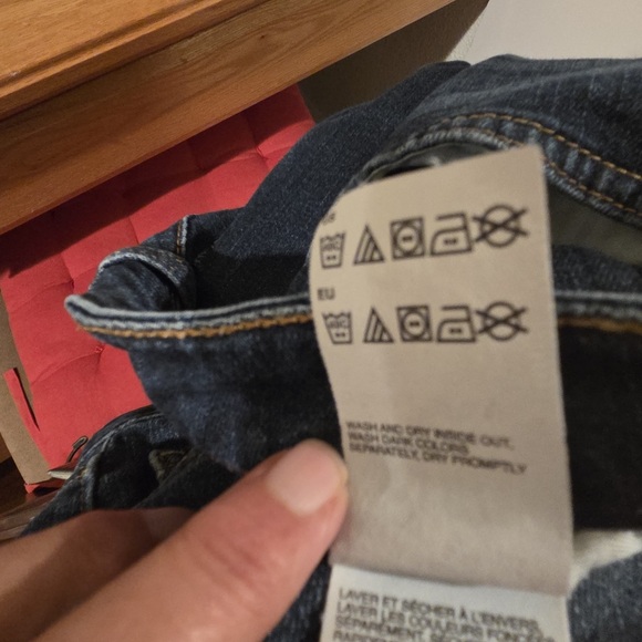 Tommy Hilfiger Dark Blue Straight Leg Jeans - Picture 9 of 9